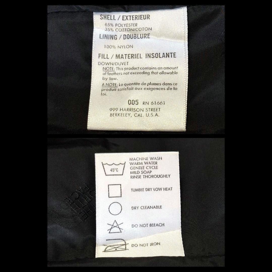 ザノースフェイス ロングダウンコート 茶タグ 80s アメリカ製 アイボリー M