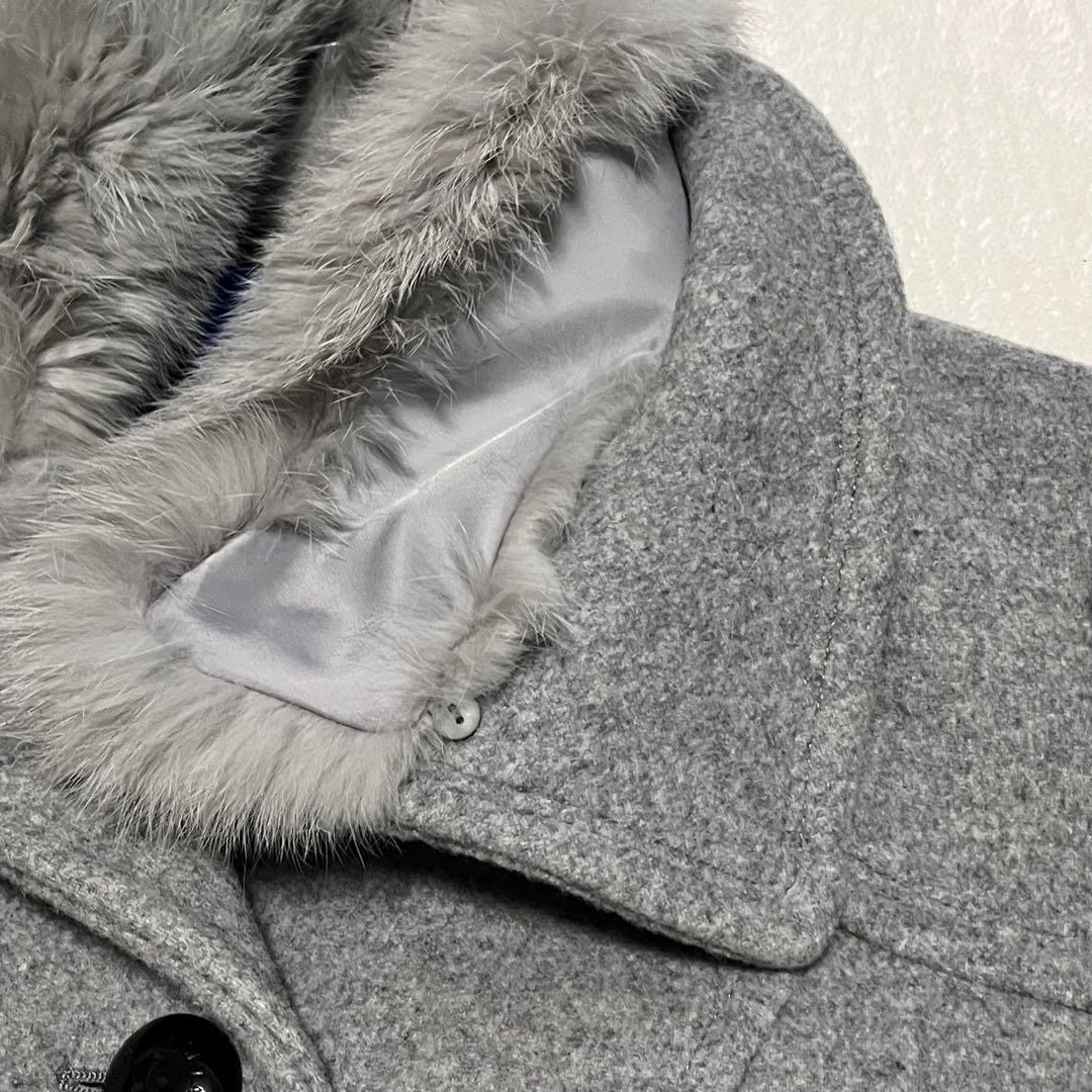 極美品BLUELABEL ブルーレーベルクレストブリッジ コート スタンドカラー