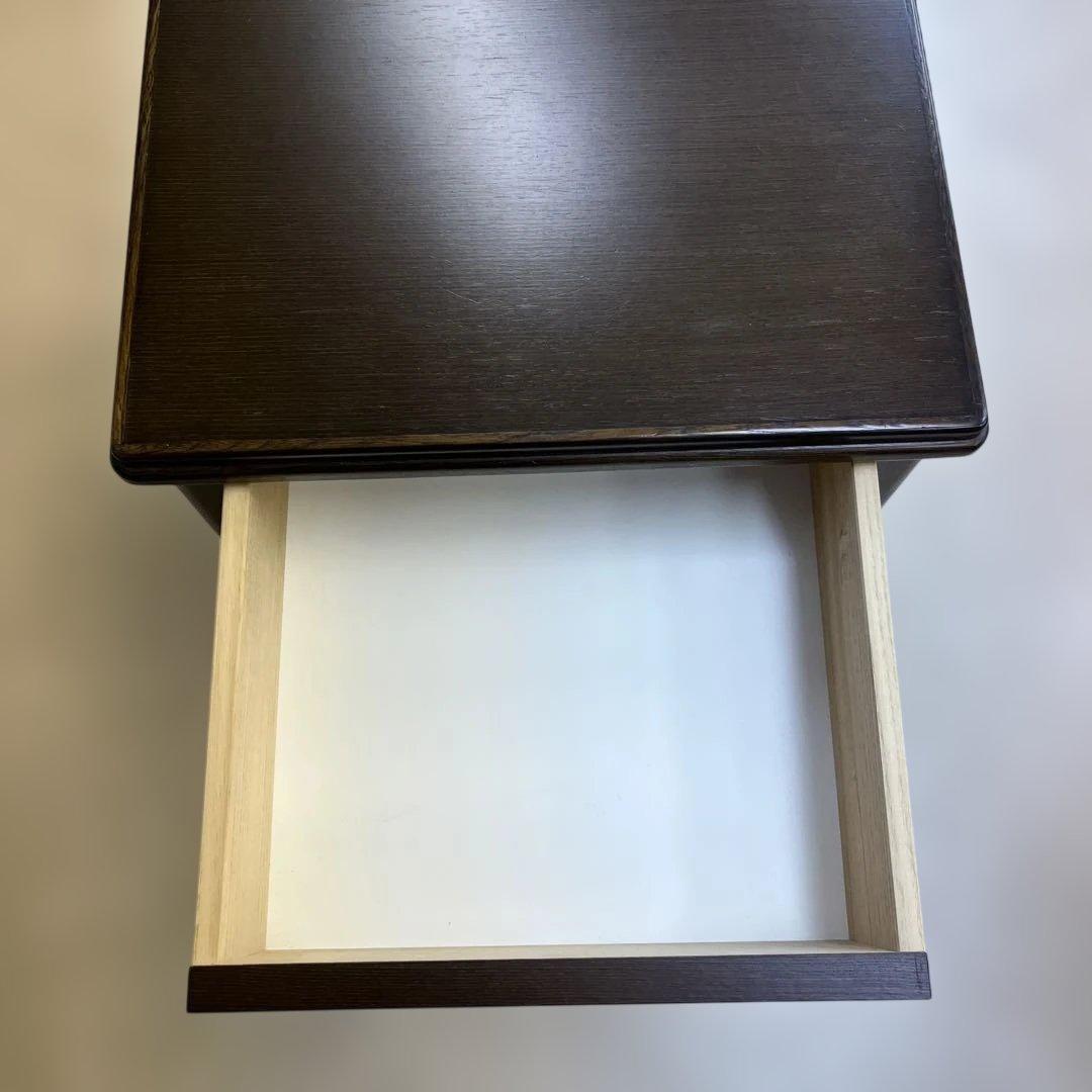 Simmons サイドテーブル ブラウン 引き出し付き