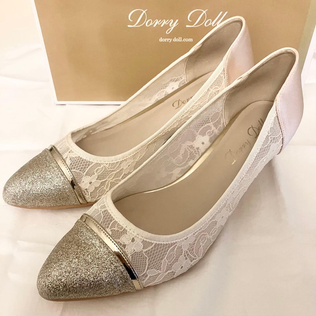 Dorry Doll ドーリードール ラメパンプス・パールハンドルバッグ セット