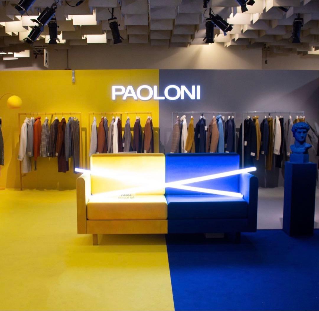 新品16.8万円　パオローニ　PAOLONI ダブル　チェスターロングコート