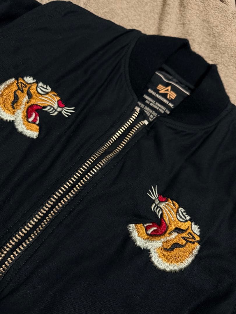 ALPHA USA 虎 ベトナム MA-1 スタジャン スカジャン unisex