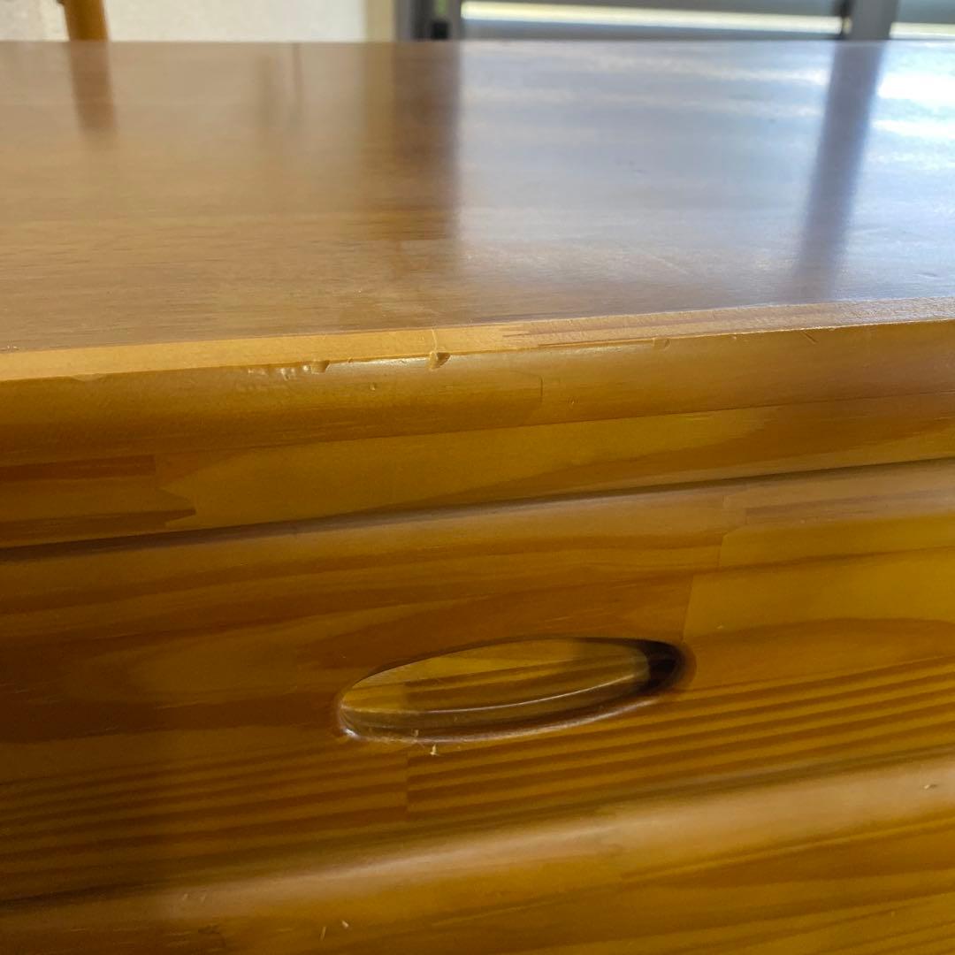 【たんす】カントリー調 木製 チェスト　日本製　引き出し　箪笥