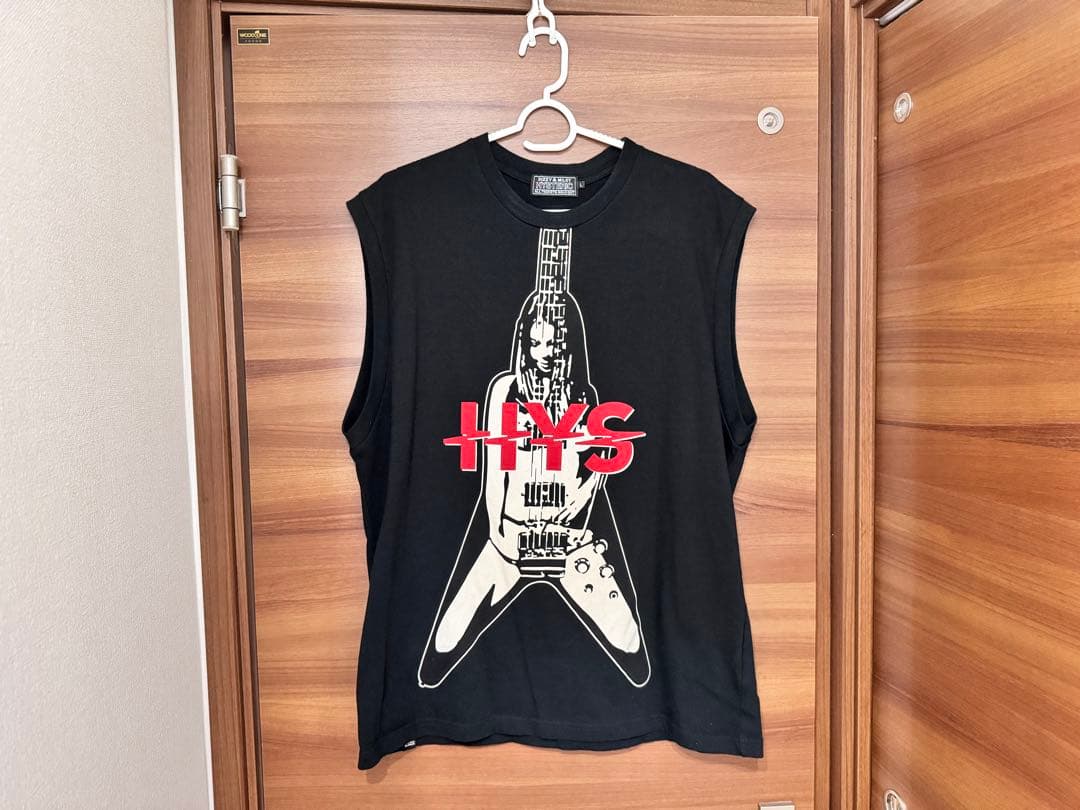 ヒステリックグラマー　FLYING V ノースリーブTシャツ