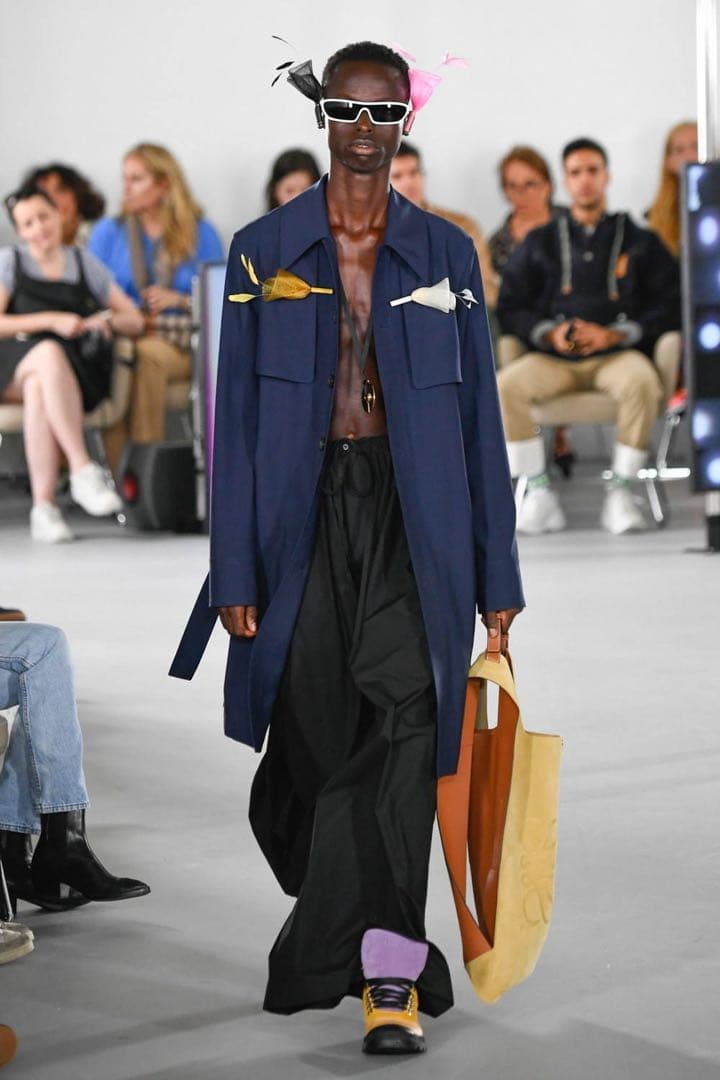 ジャケット・アウター LOEWE 20ss look5 wool navy trench coat