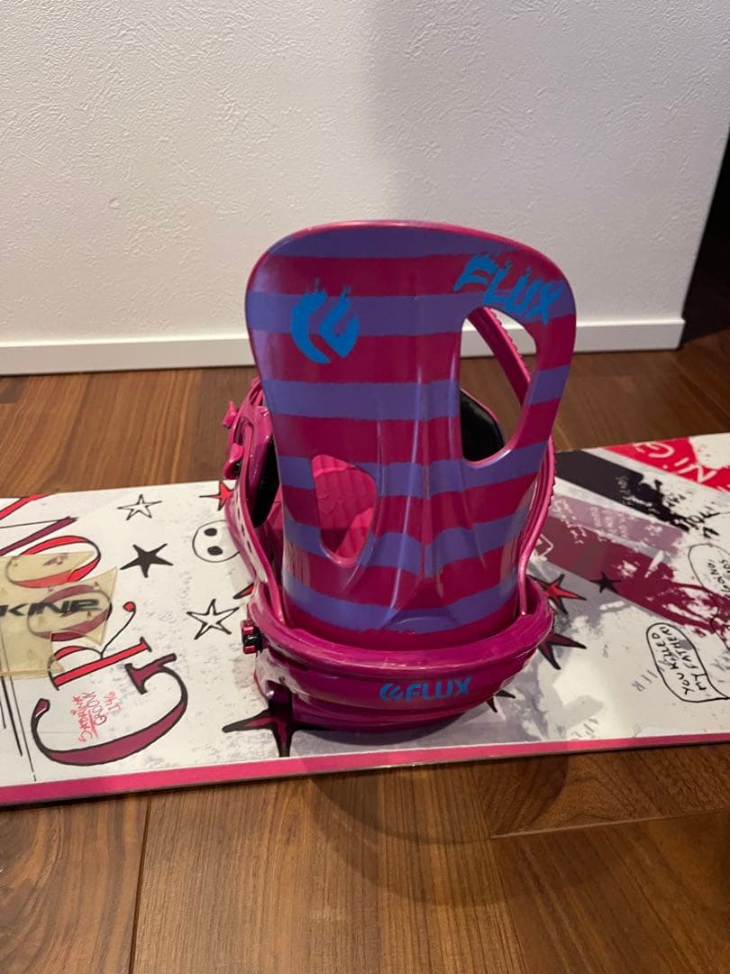 SABRINA GROOVY スノーボード FLUX ビンディングセット146㎝