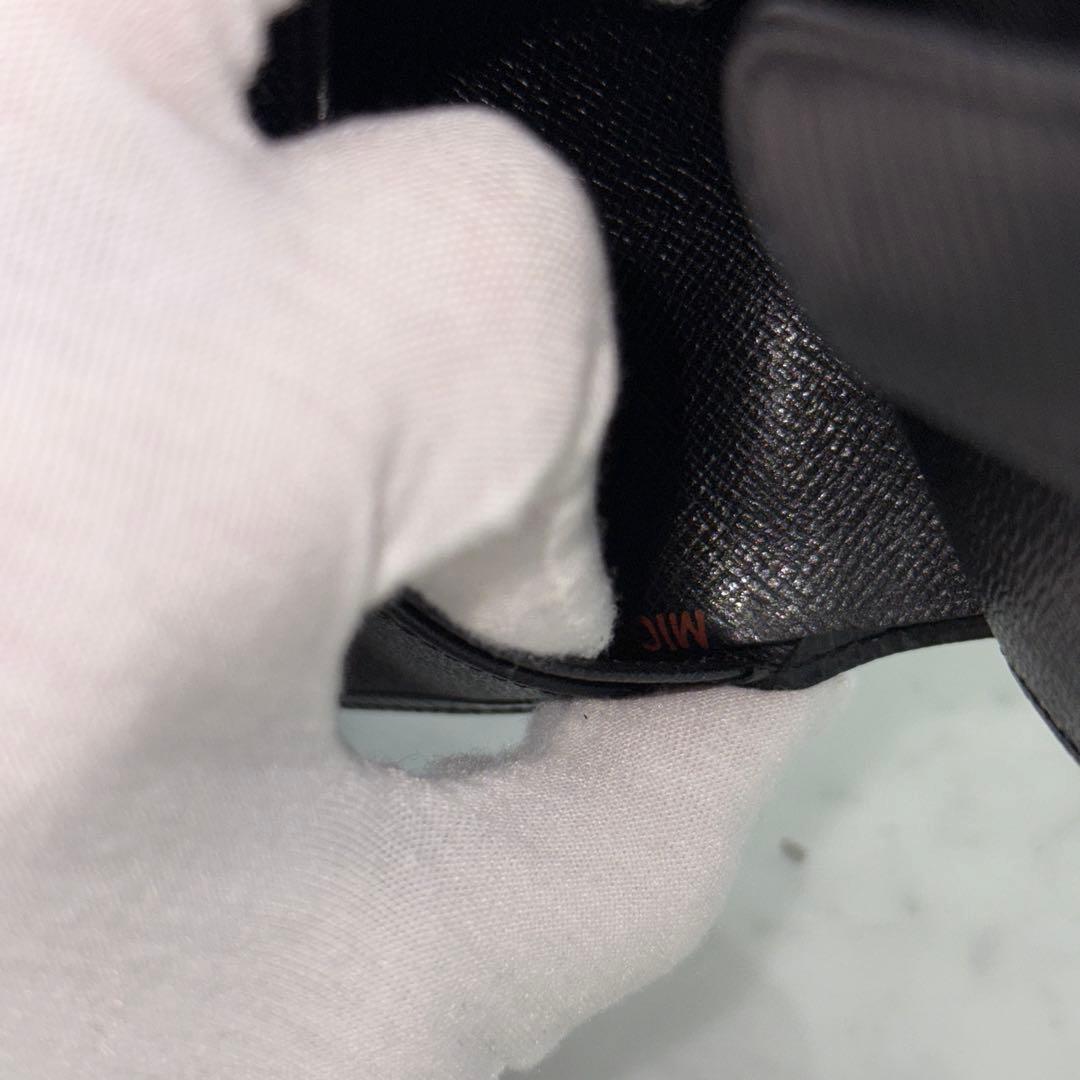 LOUIS VUITTON ルイヴィトン 二つ折り財布 エピ ブラック がま口