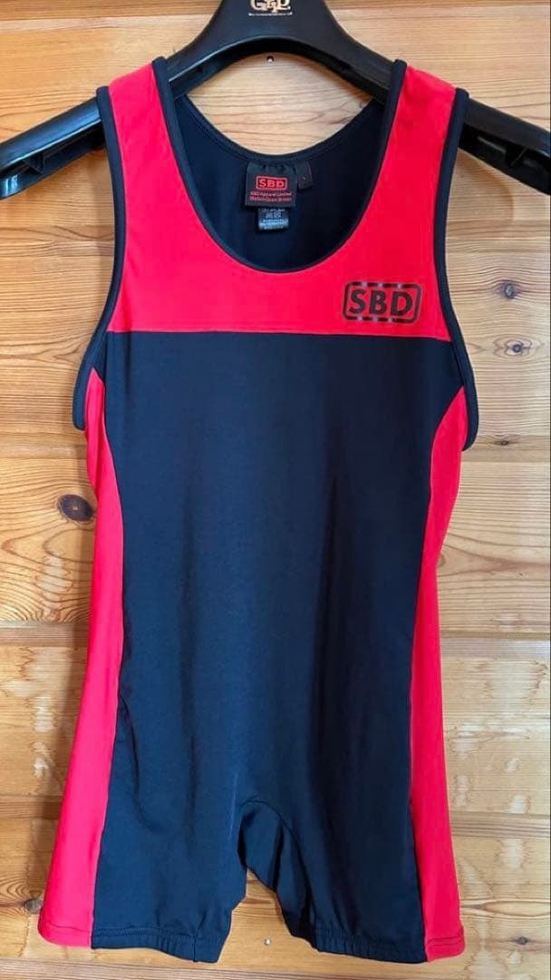 SBD シングレット 赤/黒 Lサイズ