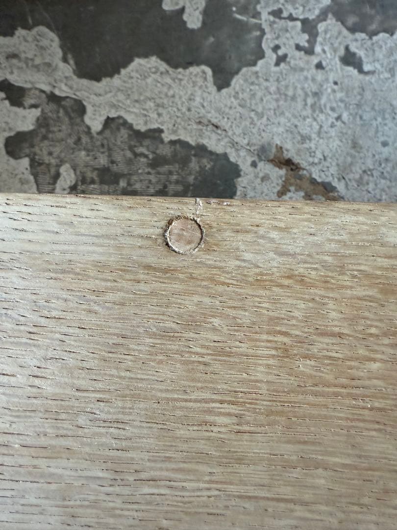 ビンテージ ベッドサイドドロワーキャビネット　ベッドサイドテーブル 剥離