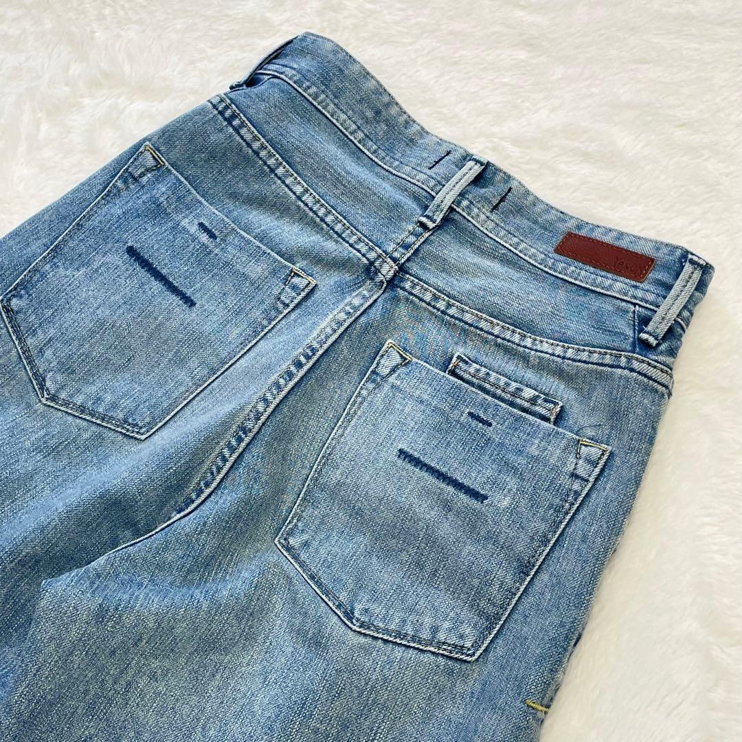 【美品】ヤヌーク ボーイズストレートLea 57111231 サイズ23