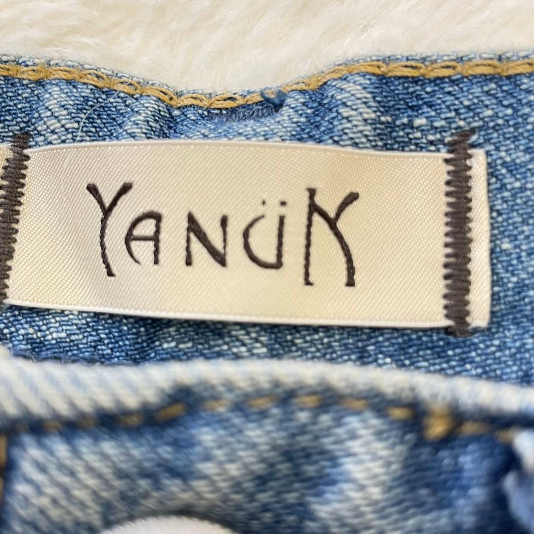 【美品】ヤヌーク ボーイズストレートLea 57111231 サイズ23