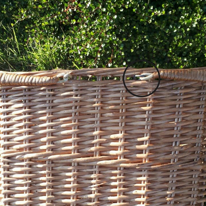 バスケット かご 洗濯カゴ ランドリー アンティーク 籠 アラログ