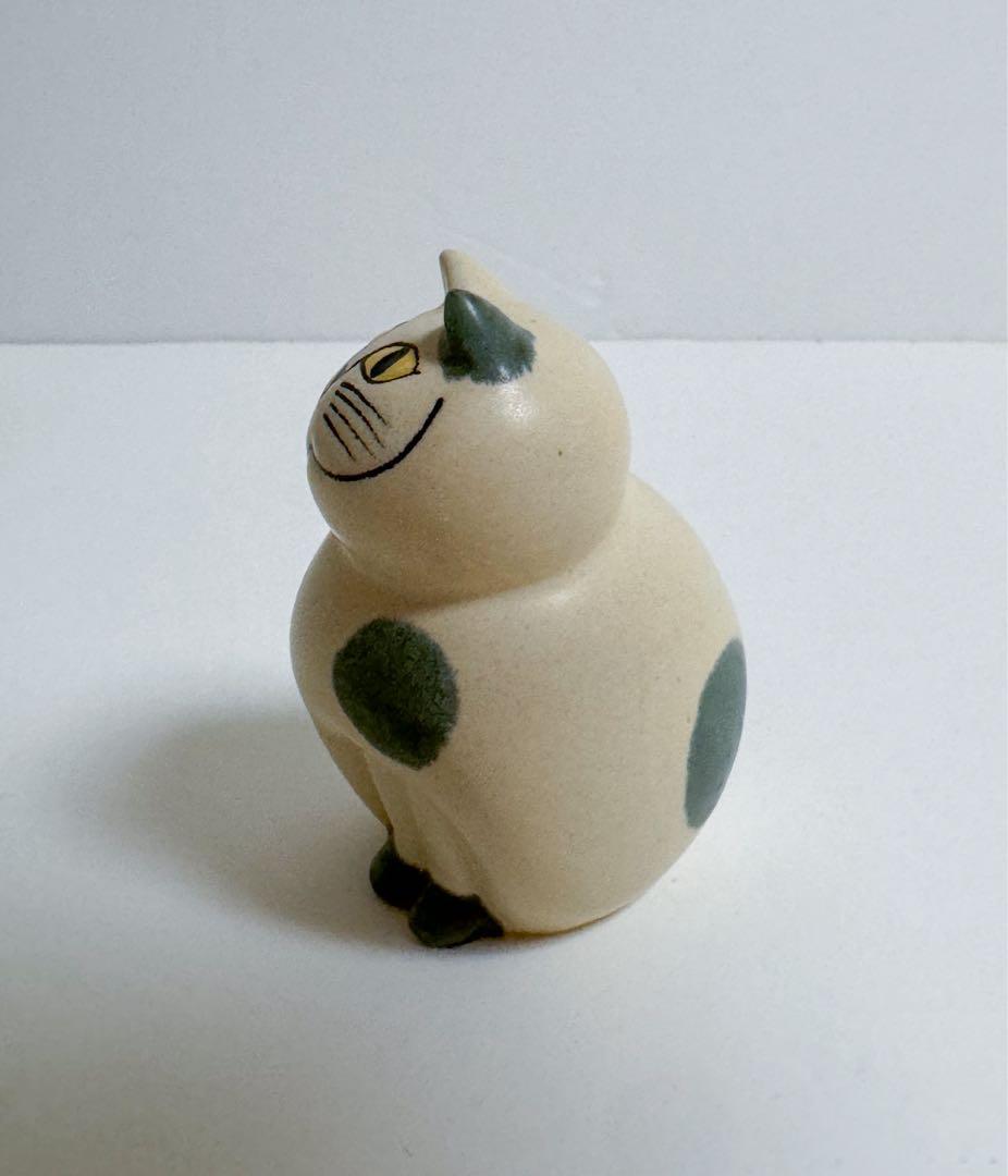 リサラーソン Lisa Larson mia ねこのぶち　グリーン　ソックス