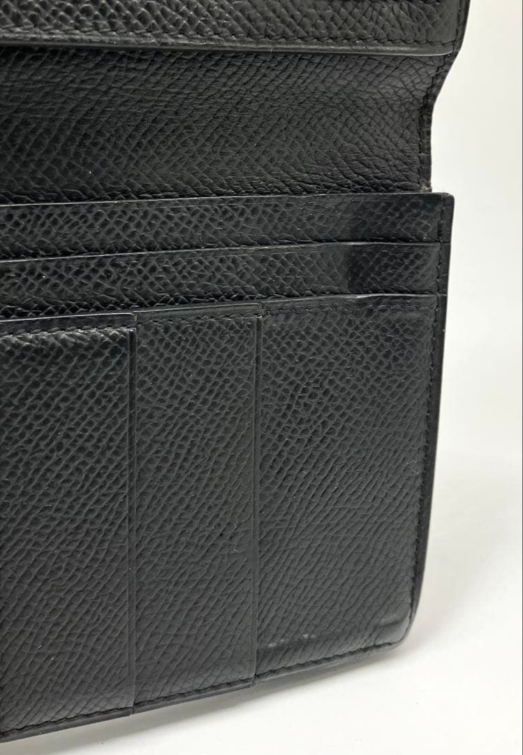 ⭐️ 美品 エルメス ベアン スフレ 二つ折り 長財布 ブラック エプソン 鑑定済