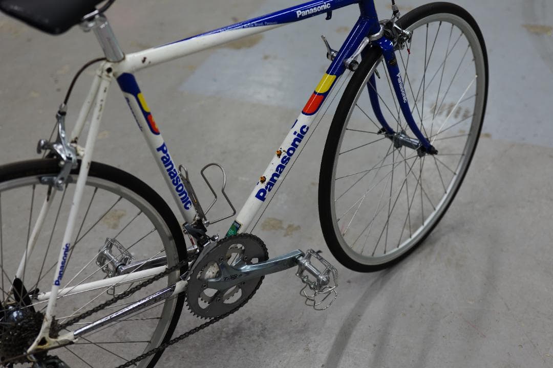 Panasonic クロモリ　フラットバーロードバイク　540mm
