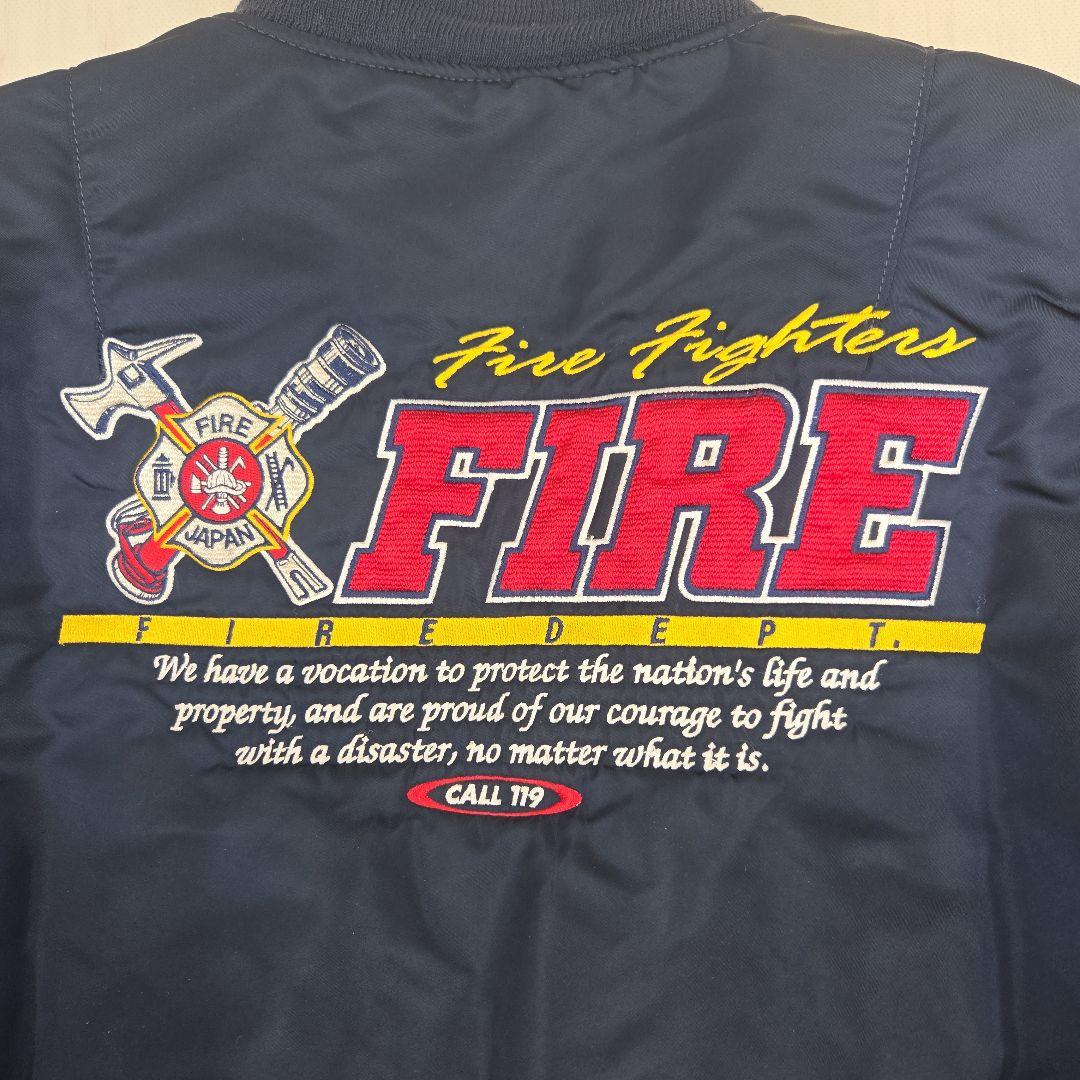 スタジャン　消防　FIRE　スタジアムジャンパー