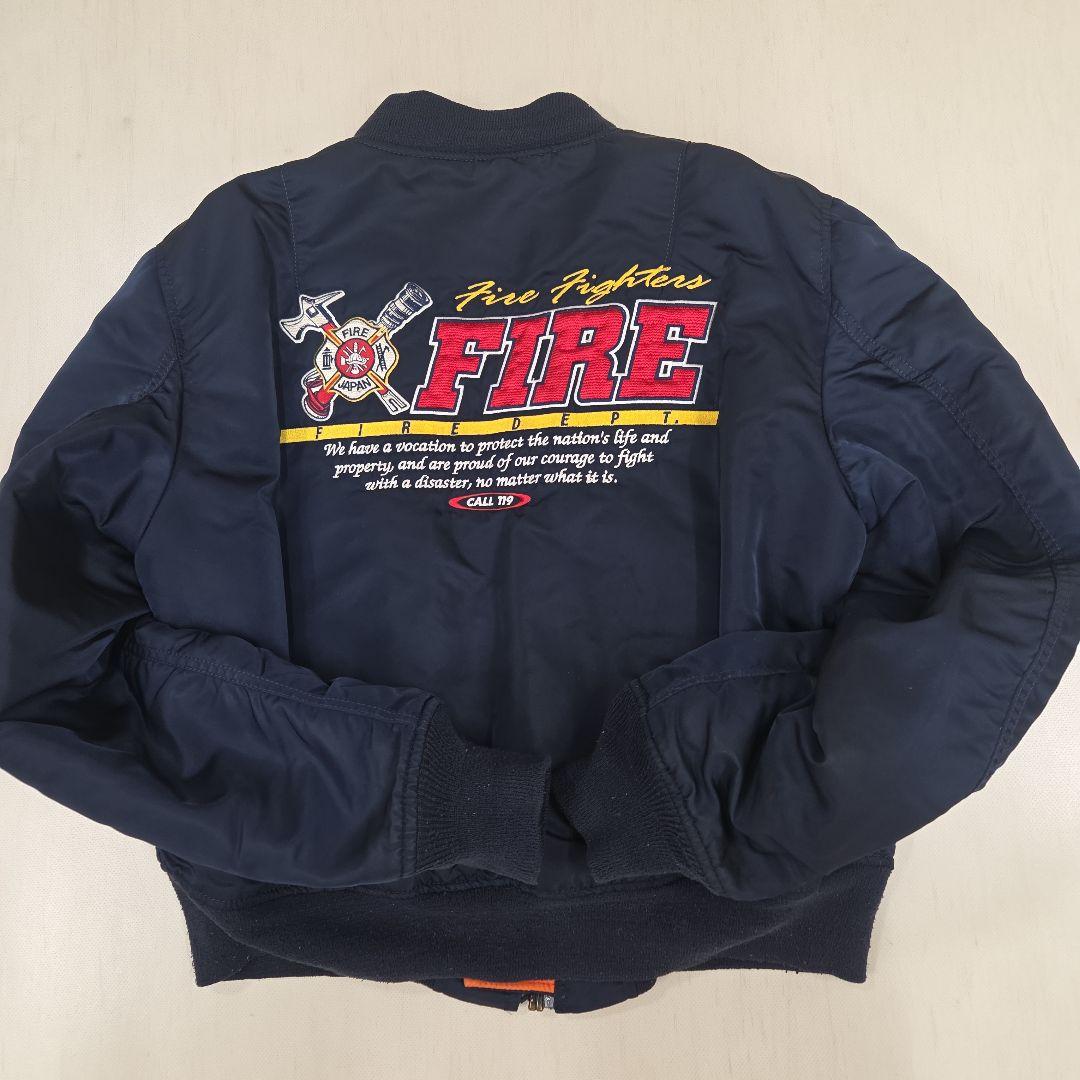 スタジャン　消防　FIRE　スタジアムジャンパー