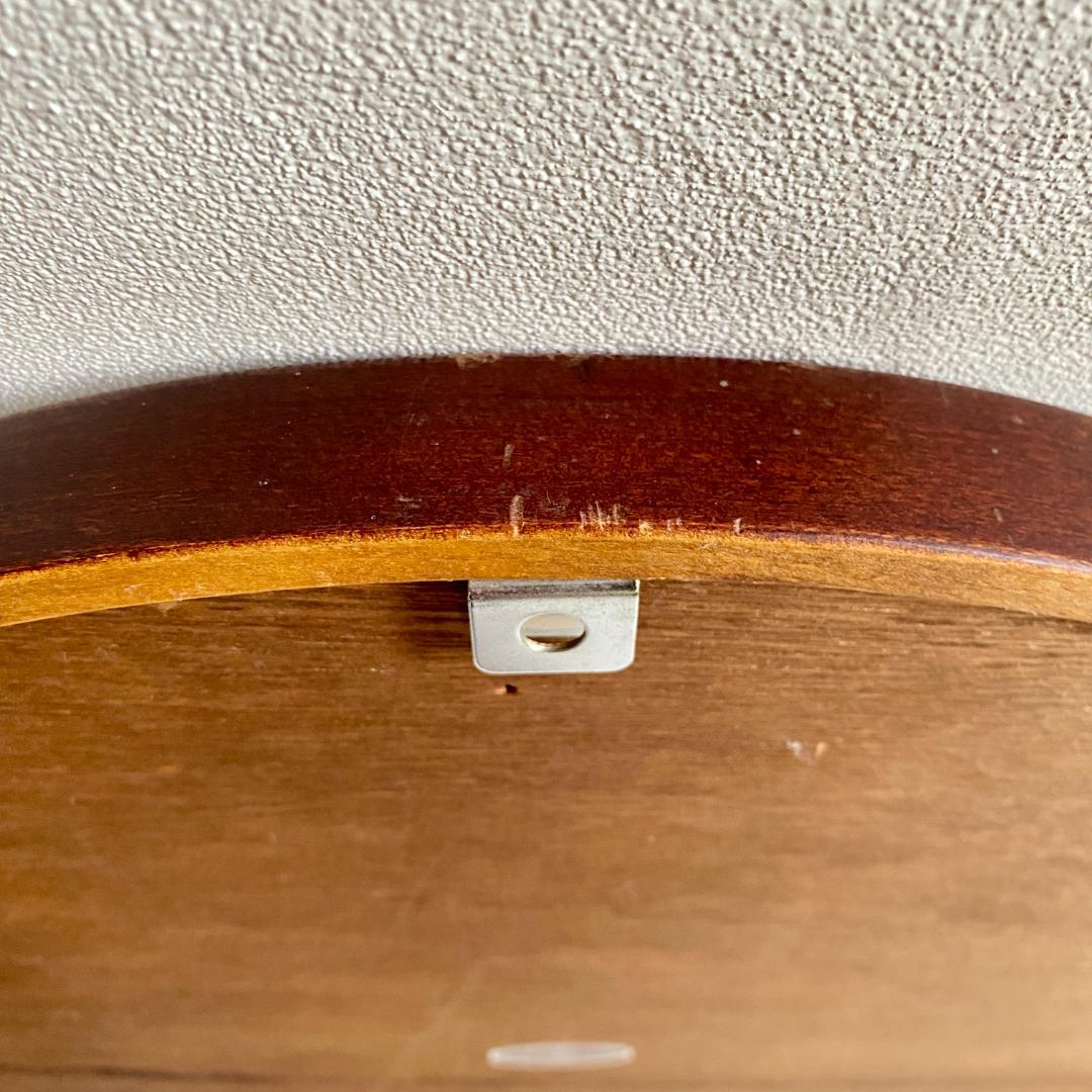 柳宗理デザイン 秋田木工 壁掛け鏡 ウォールミラー 曲木 希少