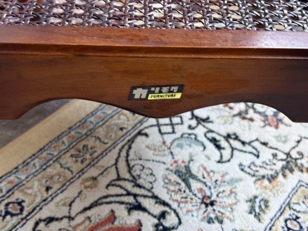 カリモク　サイドテーブル　アンティーク調　ディスプレイ家具　レトロ　IZ