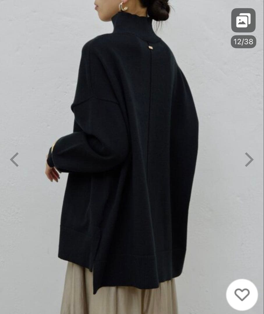 専用　 完売ブラック！ガランテ人気No.1 全骨格着痩せが叶う！オーバータートル