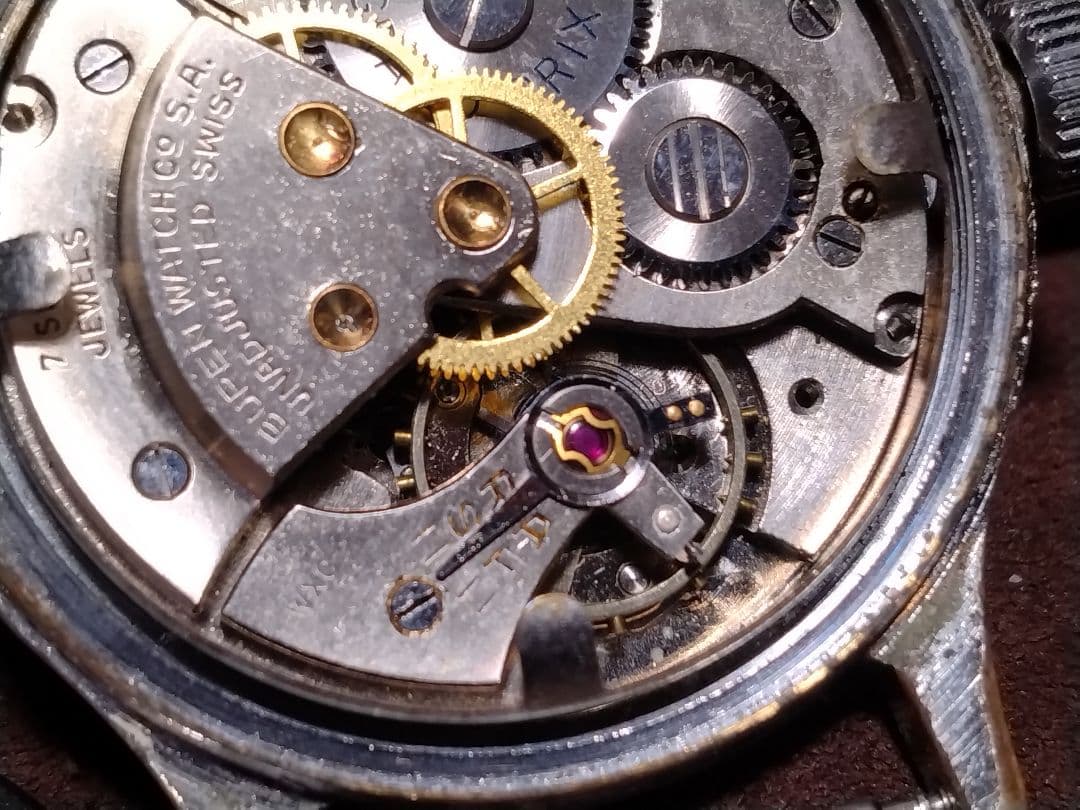 ユ*カ様 ビューレン　手巻き時計　センターセコンド