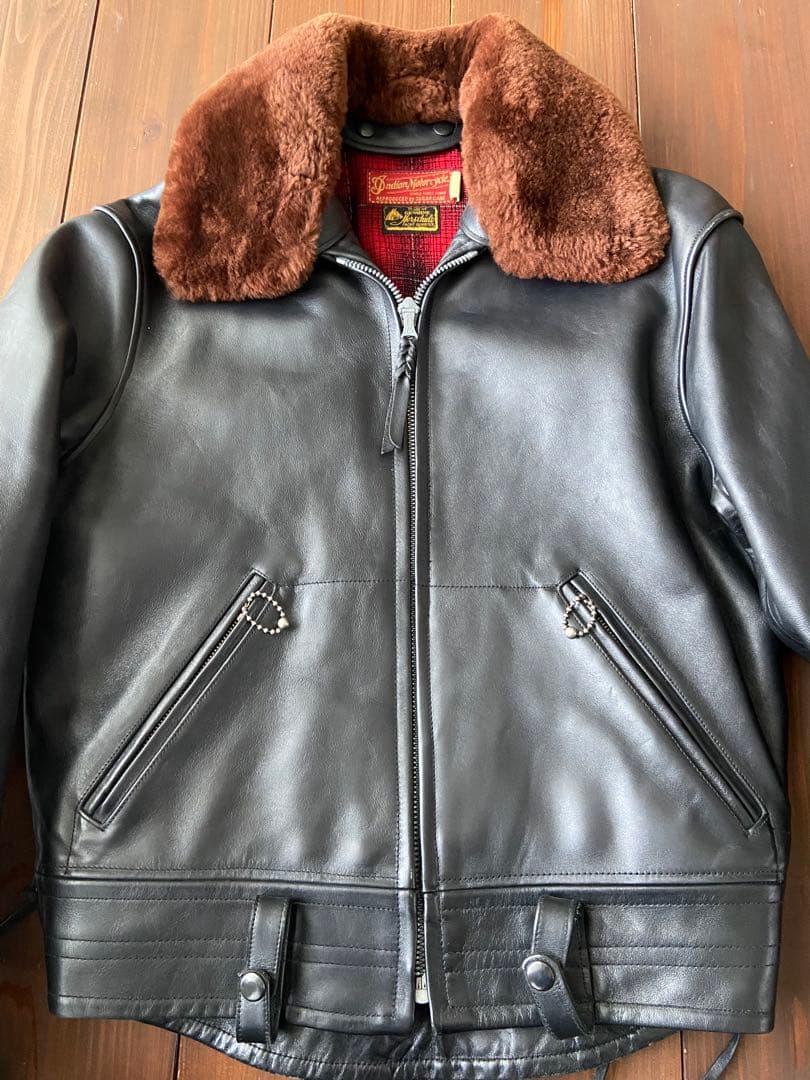 Indian Motorcycle シングル ライダース ジャケット 東洋