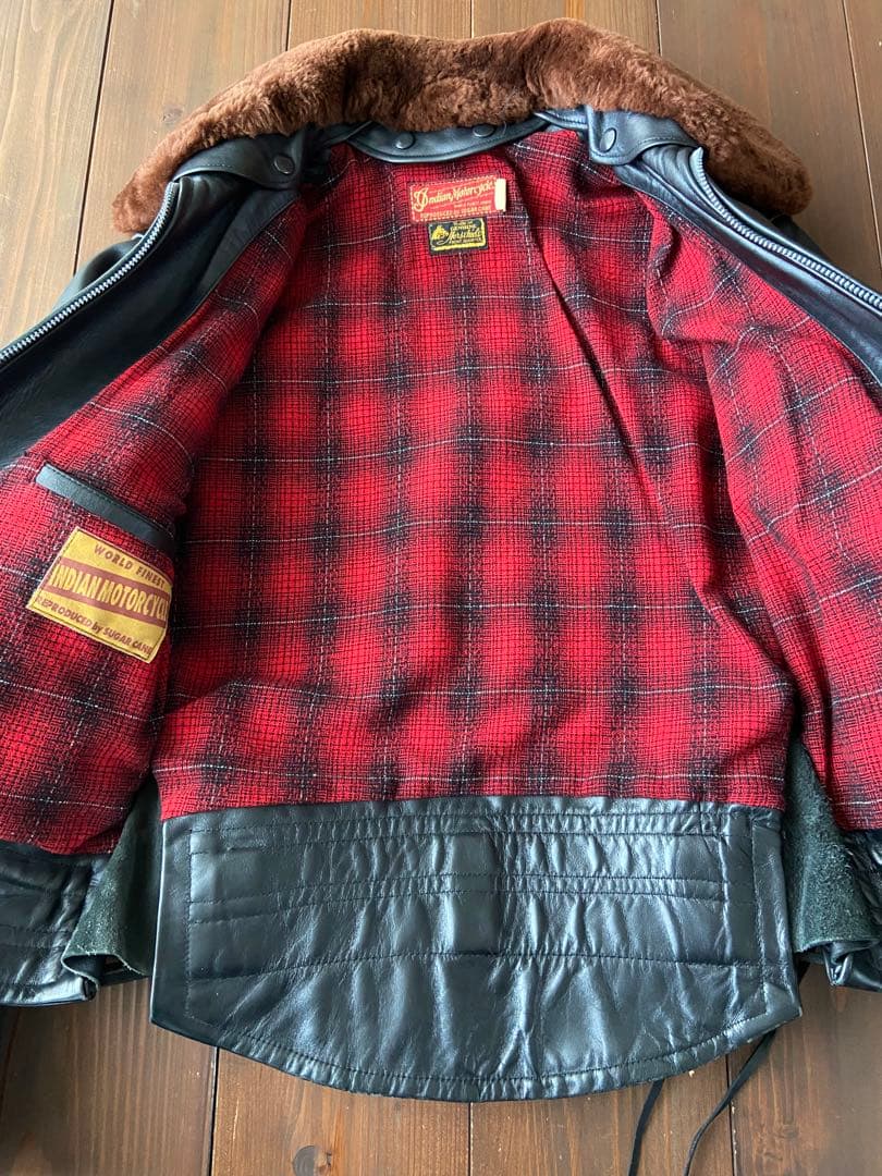 Indian Motorcycle シングル ライダース ジャケット 東洋