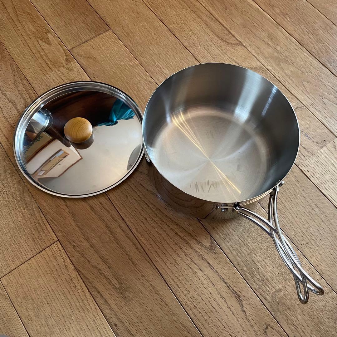 ユニフレーム　fan5DX ステンレス、アルミ調理器具セット　美品