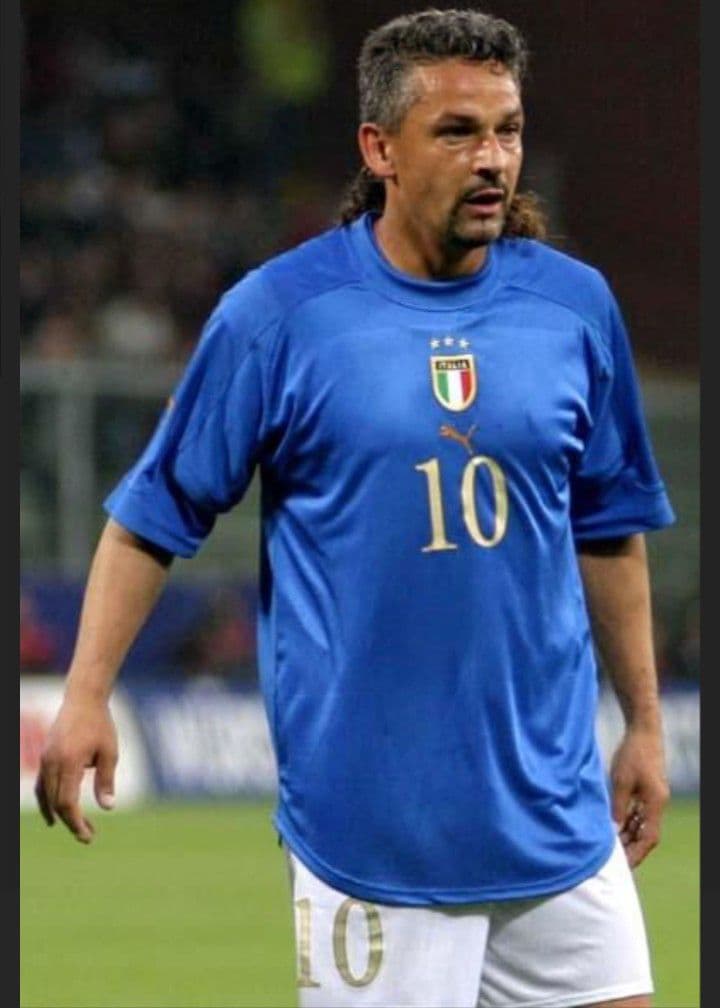 2004年　イタリア代表　バッジョ　10番　正規品　当時物　代表ラストモデル