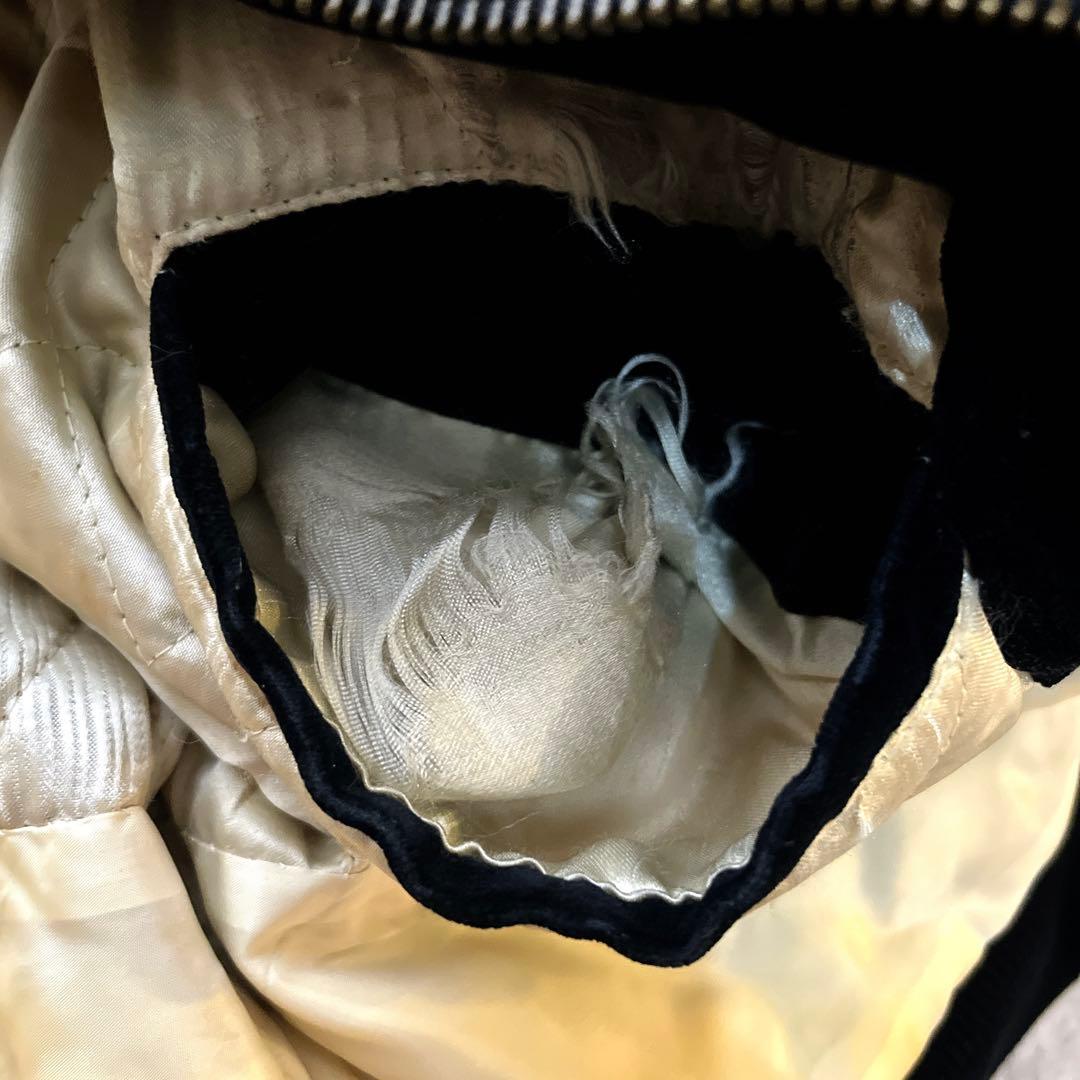 Lサイズ　超希少　虎　タイガー 龍　Houston スカジャン 別珍　オールド