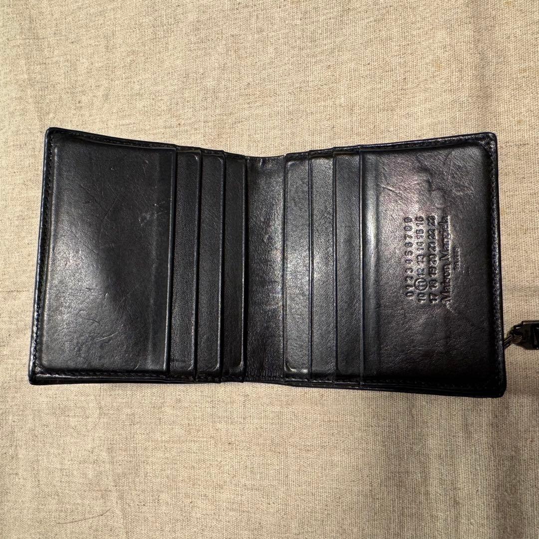美品 付属品完備 Maison Margiela フォールデッドレザーウォレット