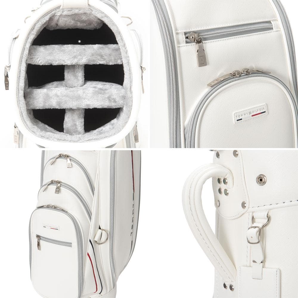 トミーヒルフィガー カート キャディバッグ thmg5fcb【9.0型】ホワイト