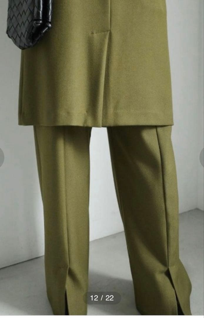 LAYERED CAMISOLE ALL IN ONE ブラック　ベスト　ジレ