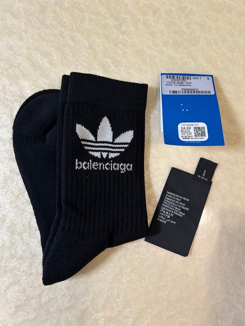 新品★バレンシアガアディダス　靴下