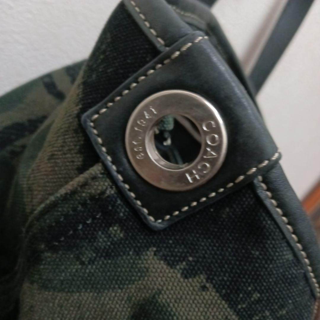 COACH　カモフラ　迷彩　トートバッグ　　ユニセックス　希少