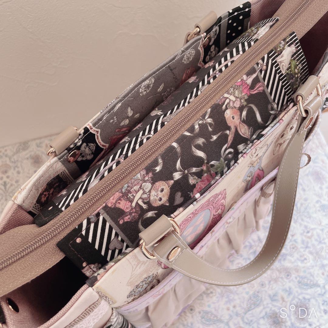 リバティ ジョリーフルール スクエアトートバッグ