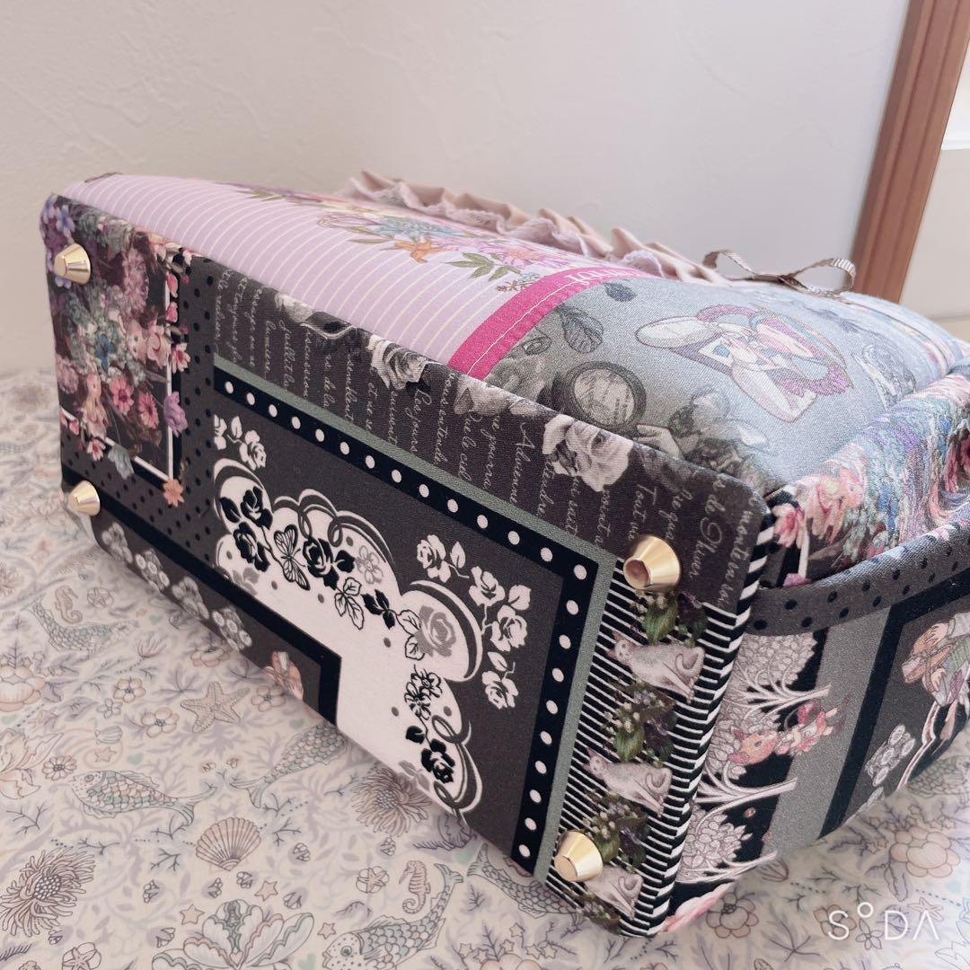 リバティ ジョリーフルール スクエアトートバッグ