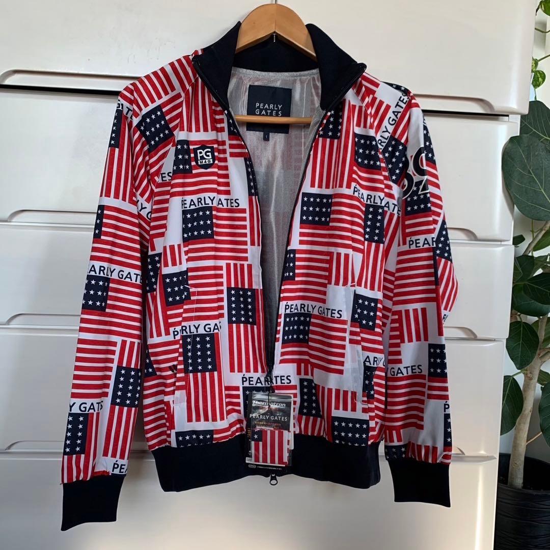 新品パーリーゲイツ星条旗柄ブルゾンサイズ1