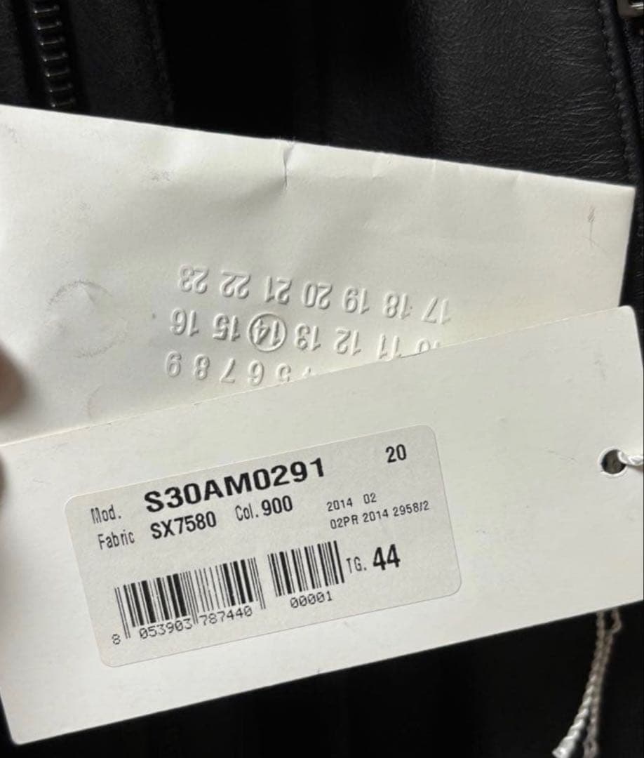 7*0様 【必見】Maison Margiela 2014 ハの字ライダース44