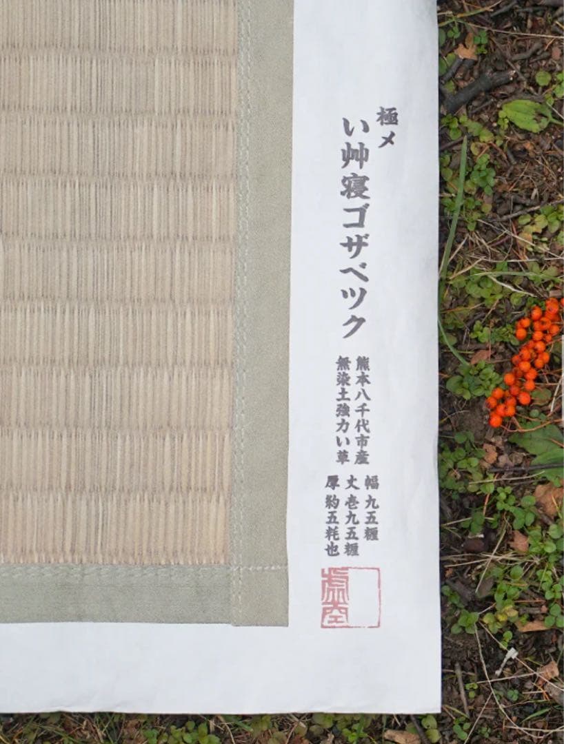 ［新品未使用］UNHALFDRAWING タイベックシート い艸寝ゴザベック