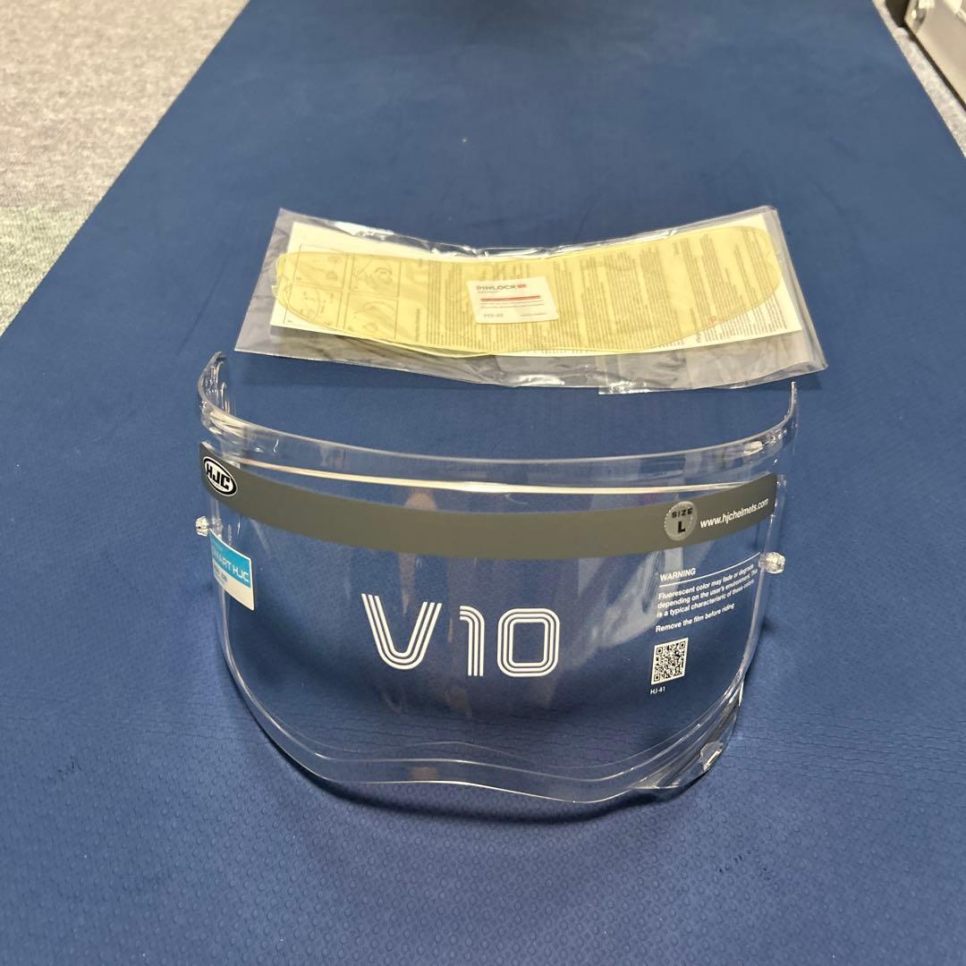 HJC V10 DeepYellowバイク用ヘルメット(フルフェイス)