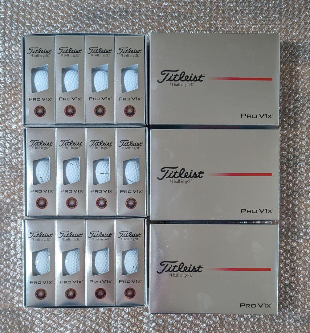 新品 タイトリスト PRO V1X ローナンバー 2025年モデル 3ダース
