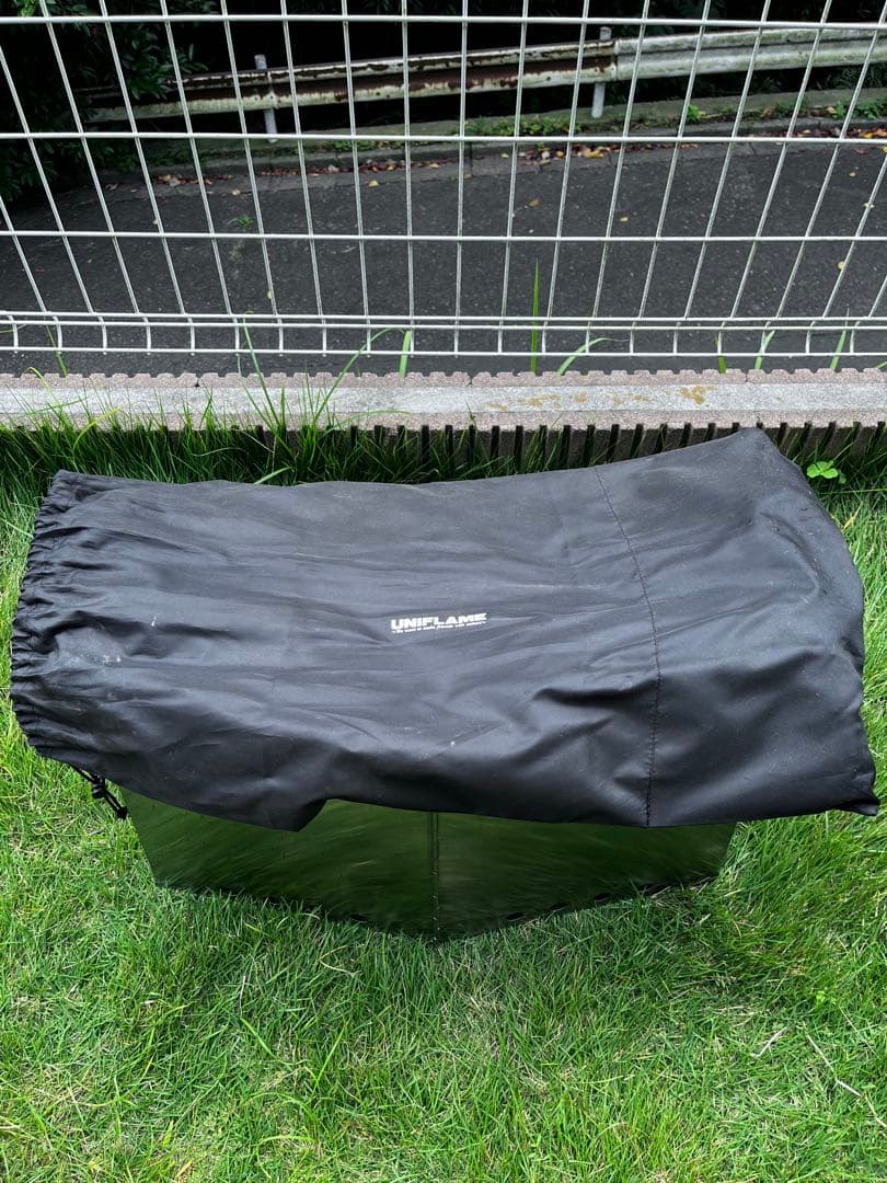 ユニフレーム 薪グリル ラージ ユニフレームのケース付き