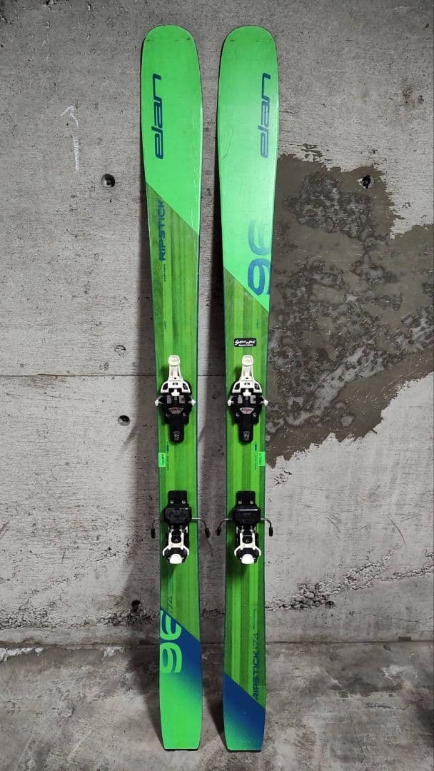 エラン　バックカントリー用　スキー板　緑
