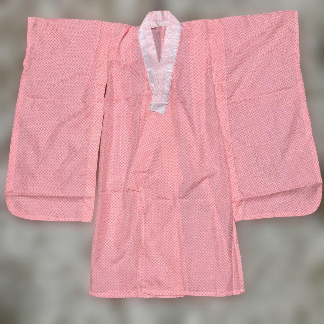 美品　七五三　3歳　女の子　アンティーク着物　被布　フルセット　子供着物