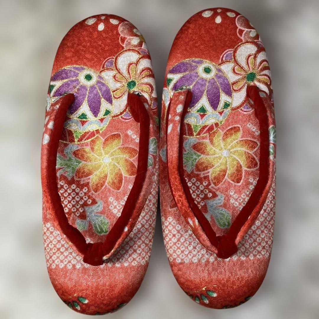 美品　七五三　3歳　女の子　アンティーク着物　被布　フルセット　子供着物