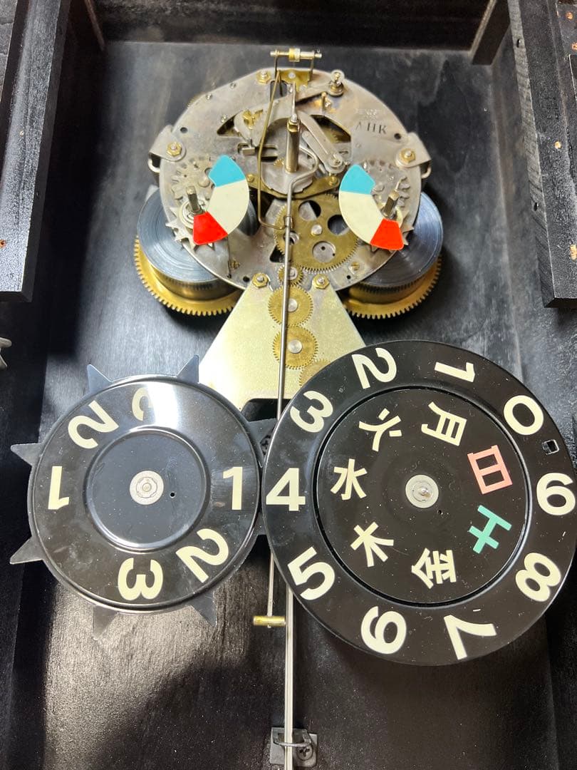 SEIKO精工30DAYゼンマイ掛け時計振り子時計柱時計ボンボン時計古時計稼働品