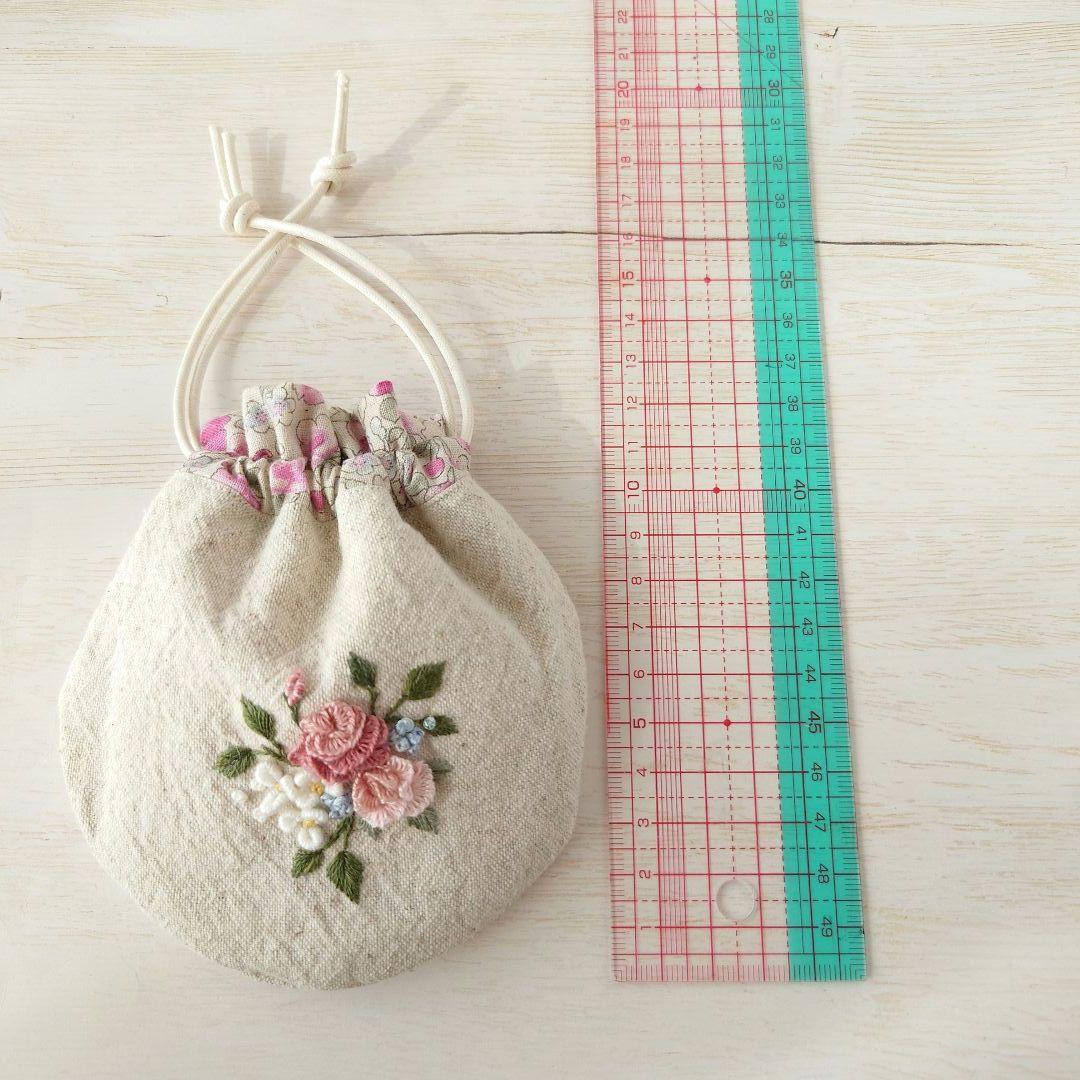 ちっちゃな巾着 サシェ M ／詰替タイプ【フラワーブーケ】