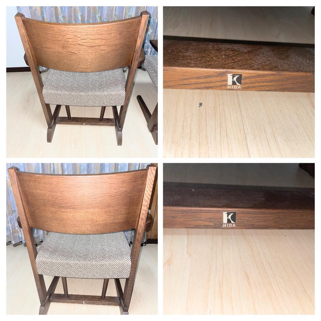 美品！飛騨産業 HIDA HTS2 円卓 丸テーブル 幅80cm 高さ65cm