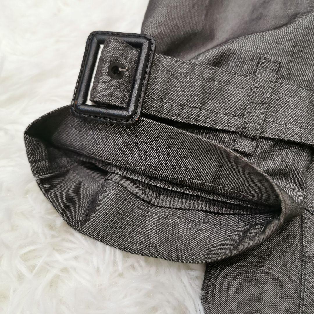 希少カラー バーバリーブラックレーベル ライナー付 トレンチコート グレー S